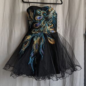 Peacock Prom Dress